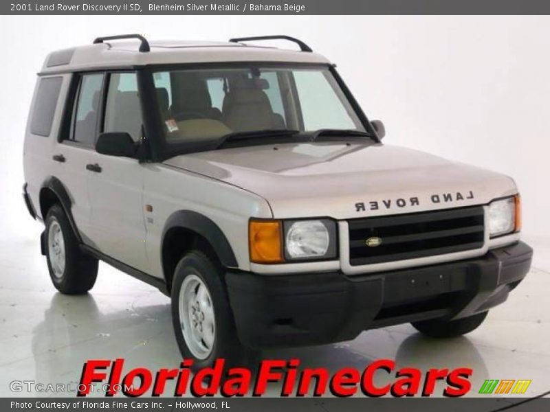 Blenheim Silver Metallic / Bahama Beige 2001 Land Rover Discovery II SD