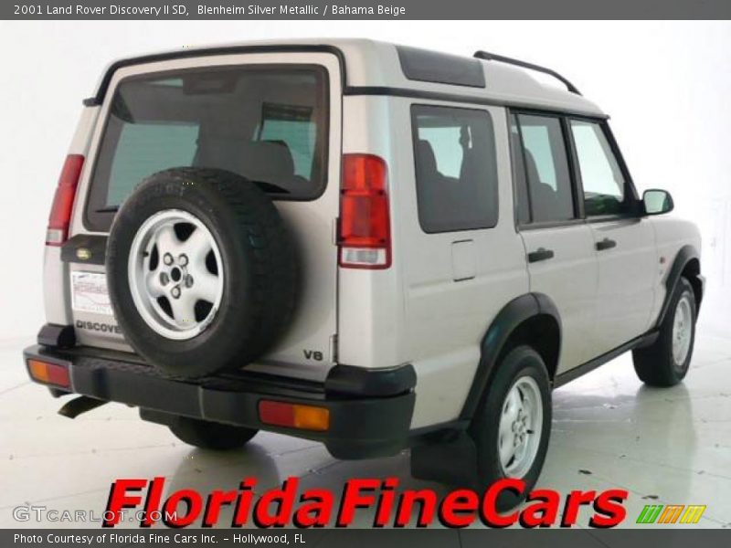 Blenheim Silver Metallic / Bahama Beige 2001 Land Rover Discovery II SD