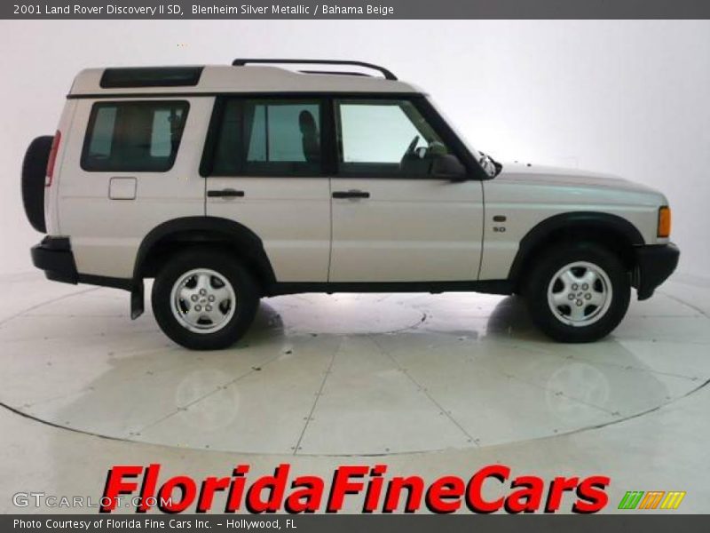 Blenheim Silver Metallic / Bahama Beige 2001 Land Rover Discovery II SD