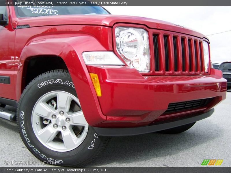 Inferno Red Crystal Pearl / Dark Slate Gray 2010 Jeep Liberty Sport 4x4