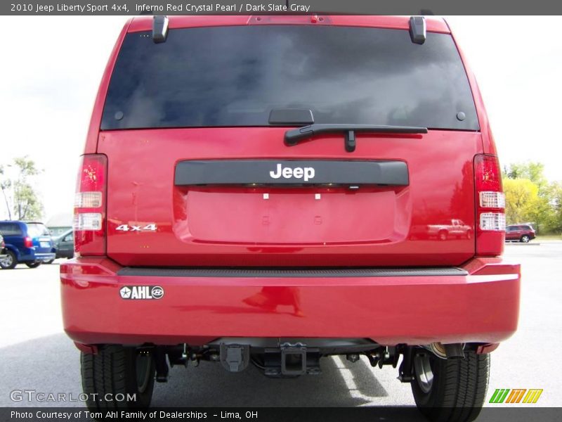 Inferno Red Crystal Pearl / Dark Slate Gray 2010 Jeep Liberty Sport 4x4