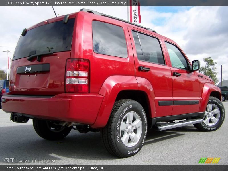 Inferno Red Crystal Pearl / Dark Slate Gray 2010 Jeep Liberty Sport 4x4