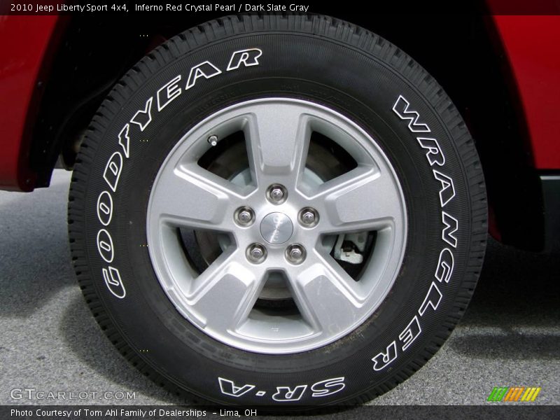 Inferno Red Crystal Pearl / Dark Slate Gray 2010 Jeep Liberty Sport 4x4