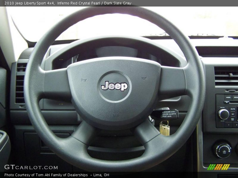 Inferno Red Crystal Pearl / Dark Slate Gray 2010 Jeep Liberty Sport 4x4