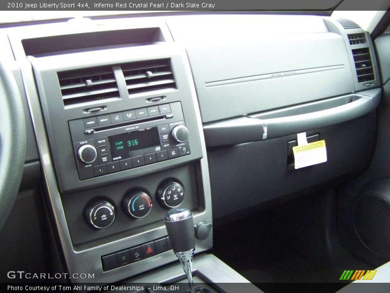 Inferno Red Crystal Pearl / Dark Slate Gray 2010 Jeep Liberty Sport 4x4