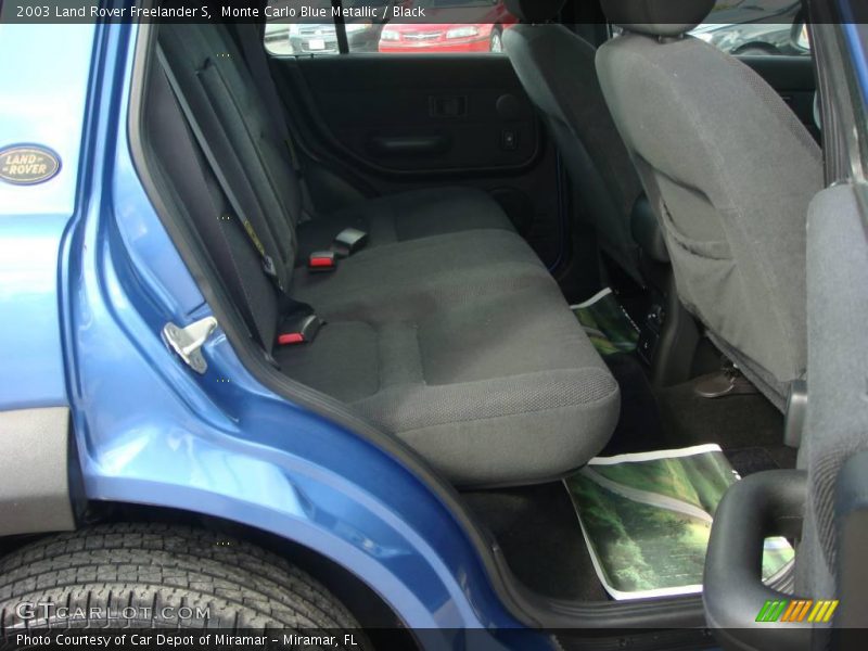 Monte Carlo Blue Metallic / Black 2003 Land Rover Freelander S