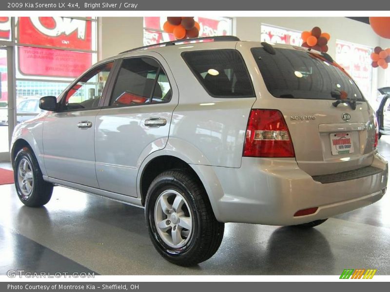 Bright Silver / Gray 2009 Kia Sorento LX 4x4