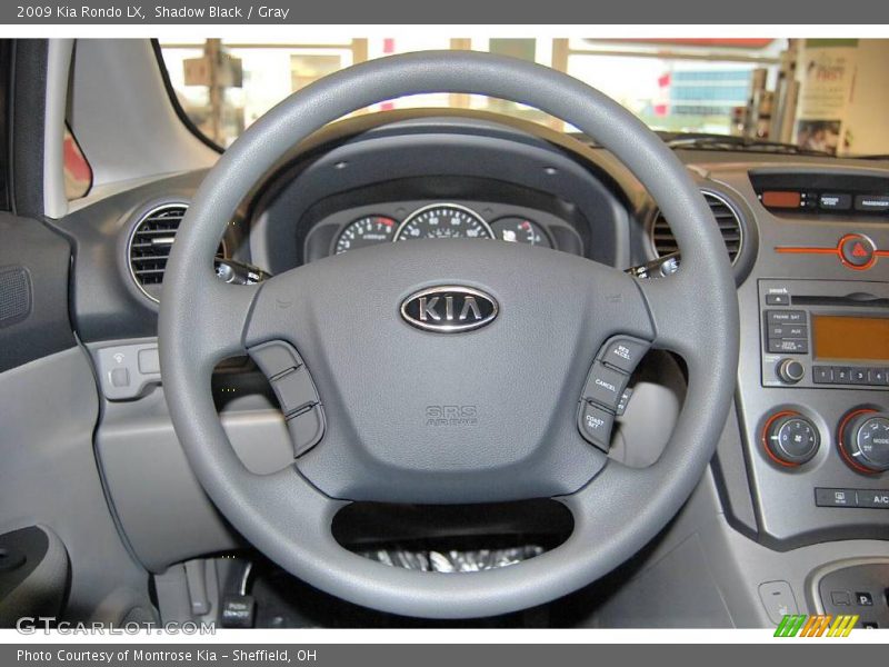 Shadow Black / Gray 2009 Kia Rondo LX