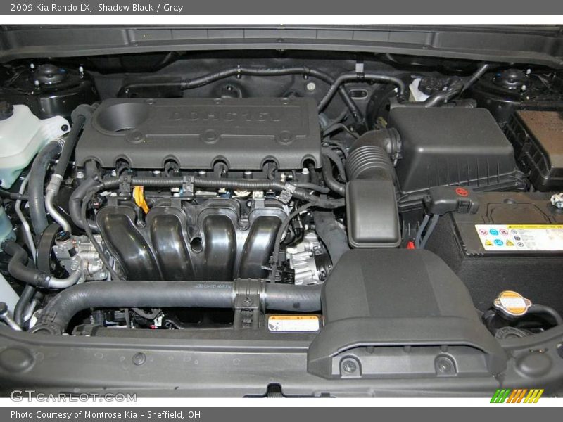 Shadow Black / Gray 2009 Kia Rondo LX