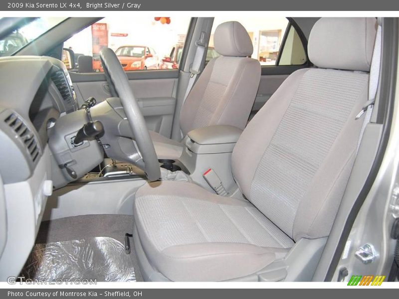 Bright Silver / Gray 2009 Kia Sorento LX 4x4