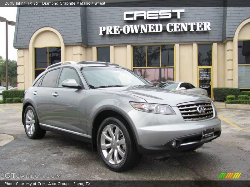 Diamond Graphite Metallic / Wheat 2008 Infiniti FX 35