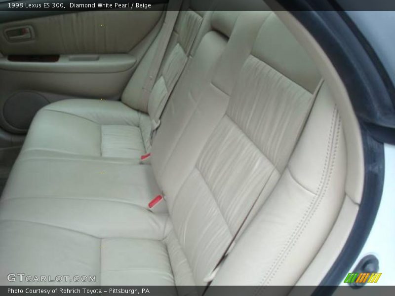 Diamond White Pearl / Beige 1998 Lexus ES 300