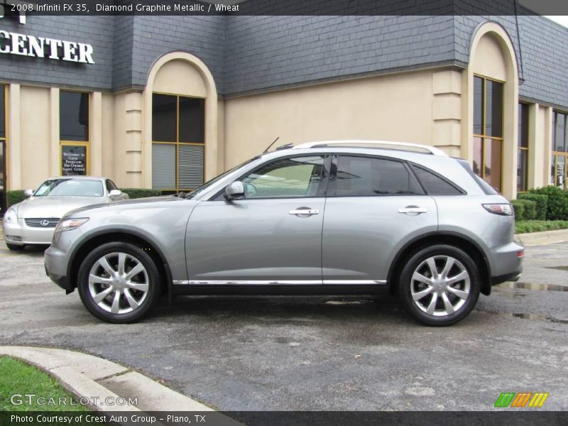 Diamond Graphite Metallic / Wheat 2008 Infiniti FX 35