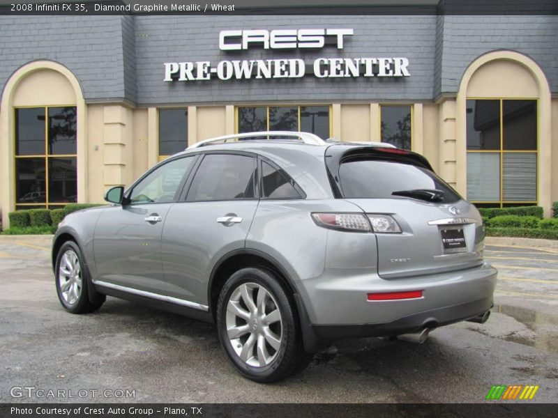 Diamond Graphite Metallic / Wheat 2008 Infiniti FX 35