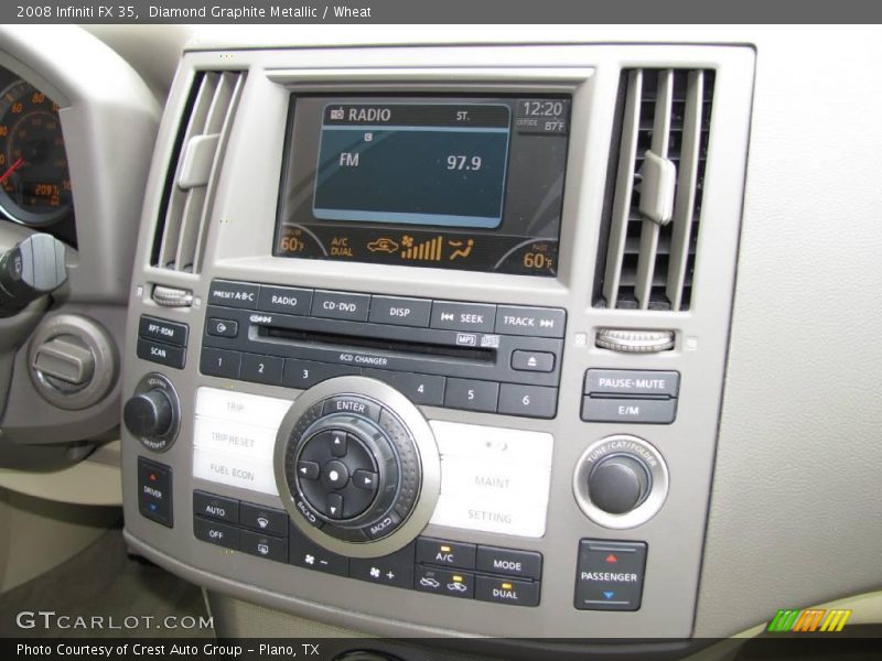 Diamond Graphite Metallic / Wheat 2008 Infiniti FX 35