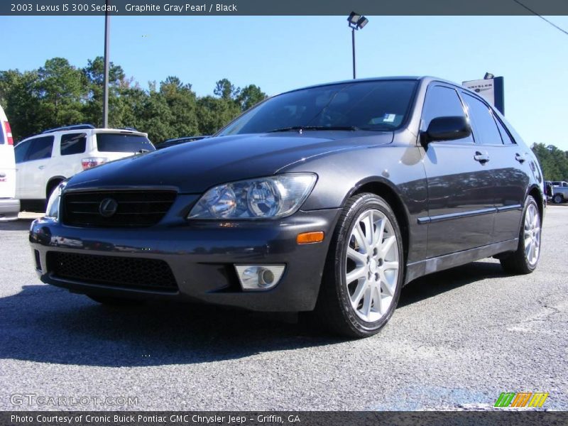 Graphite Gray Pearl / Black 2003 Lexus IS 300 Sedan