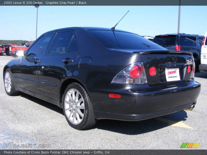 Graphite Gray Pearl / Black 2003 Lexus IS 300 Sedan