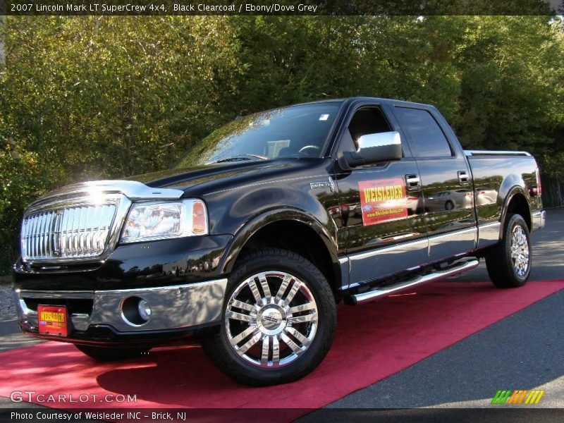Black Clearcoat / Ebony/Dove Grey 2007 Lincoln Mark LT SuperCrew 4x4