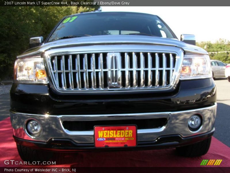 Black Clearcoat / Ebony/Dove Grey 2007 Lincoln Mark LT SuperCrew 4x4