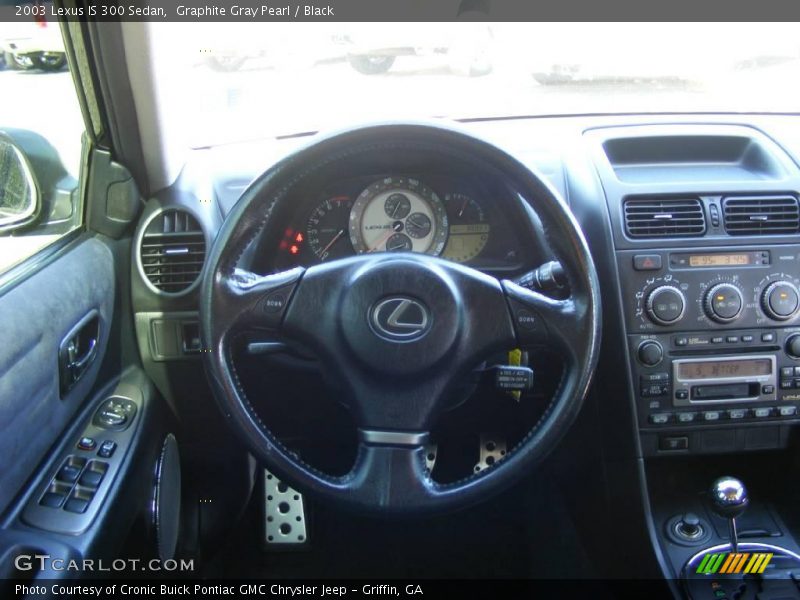 Graphite Gray Pearl / Black 2003 Lexus IS 300 Sedan