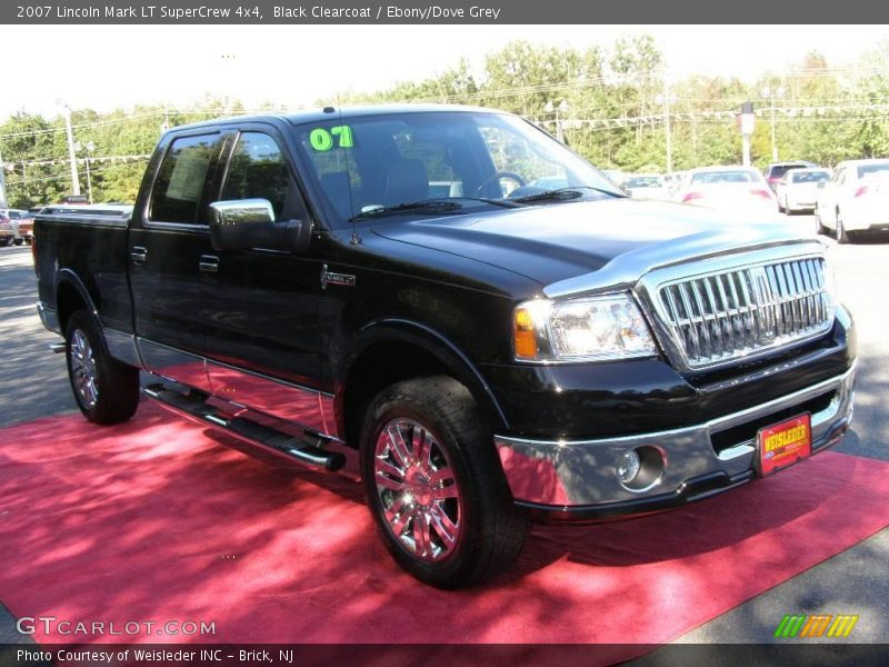 Black Clearcoat / Ebony/Dove Grey 2007 Lincoln Mark LT SuperCrew 4x4