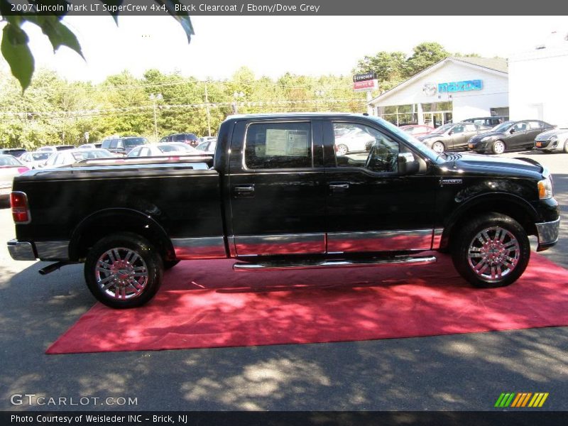 Black Clearcoat / Ebony/Dove Grey 2007 Lincoln Mark LT SuperCrew 4x4