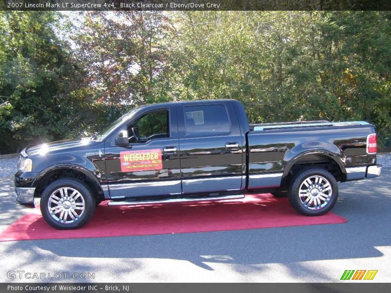 Black Clearcoat / Ebony/Dove Grey 2007 Lincoln Mark LT SuperCrew 4x4
