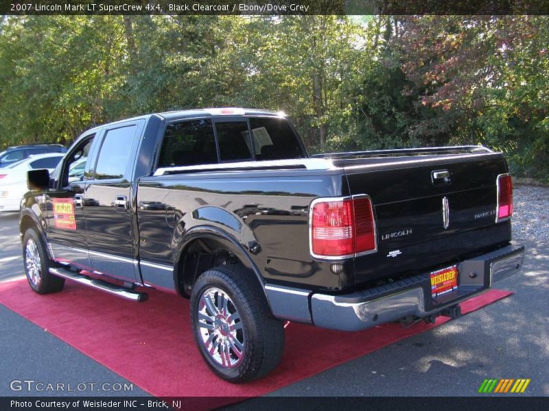 Black Clearcoat / Ebony/Dove Grey 2007 Lincoln Mark LT SuperCrew 4x4