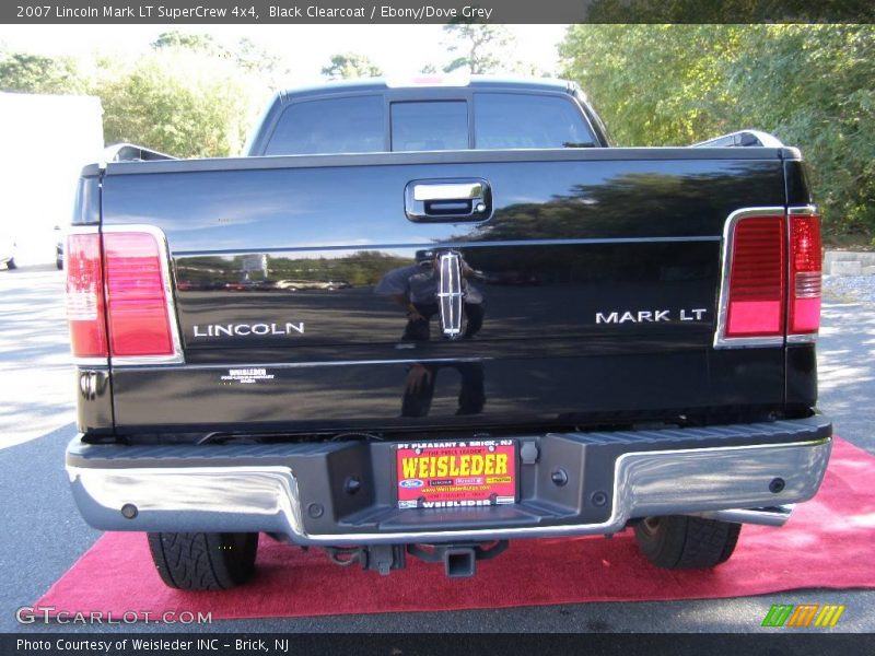 Black Clearcoat / Ebony/Dove Grey 2007 Lincoln Mark LT SuperCrew 4x4