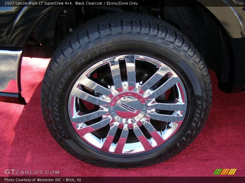 Black Clearcoat / Ebony/Dove Grey 2007 Lincoln Mark LT SuperCrew 4x4