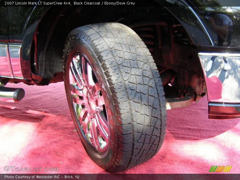 Black Clearcoat / Ebony/Dove Grey 2007 Lincoln Mark LT SuperCrew 4x4