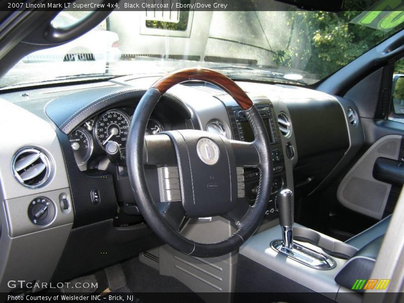 Black Clearcoat / Ebony/Dove Grey 2007 Lincoln Mark LT SuperCrew 4x4