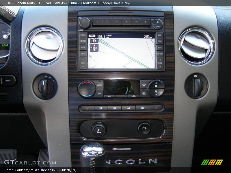 Black Clearcoat / Ebony/Dove Grey 2007 Lincoln Mark LT SuperCrew 4x4