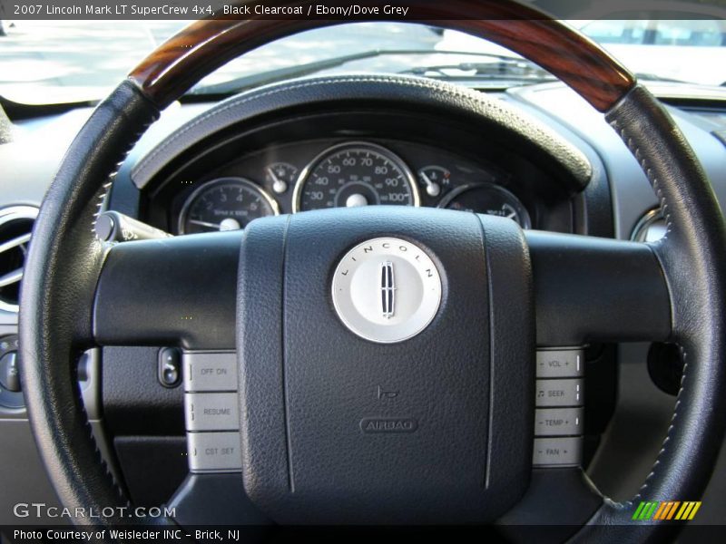 Black Clearcoat / Ebony/Dove Grey 2007 Lincoln Mark LT SuperCrew 4x4