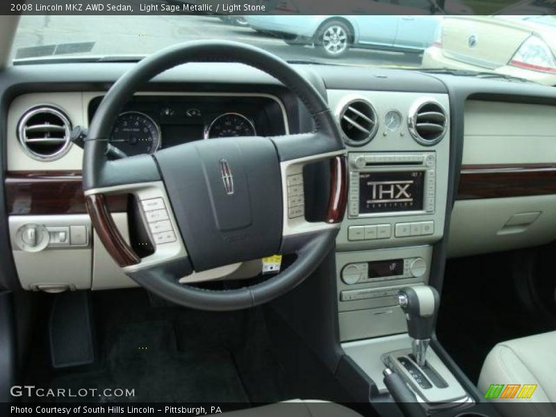 Light Sage Metallic / Light Stone 2008 Lincoln MKZ AWD Sedan