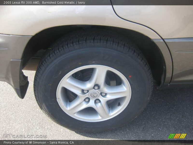 Burnished Gold Metallic / Ivory 2003 Lexus RX 300 AWD