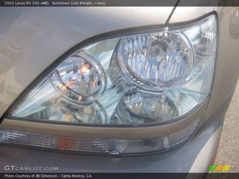 Burnished Gold Metallic / Ivory 2003 Lexus RX 300 AWD