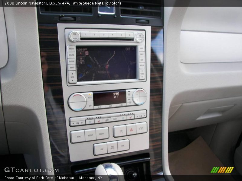 White Suede Metallic / Stone 2008 Lincoln Navigator L Luxury 4x4