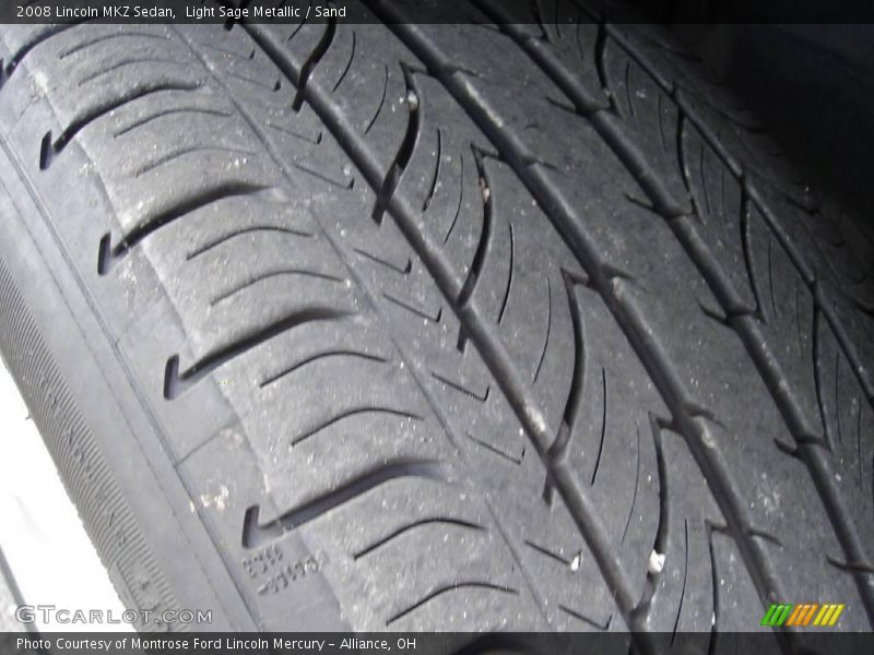 Light Sage Metallic / Sand 2008 Lincoln MKZ Sedan