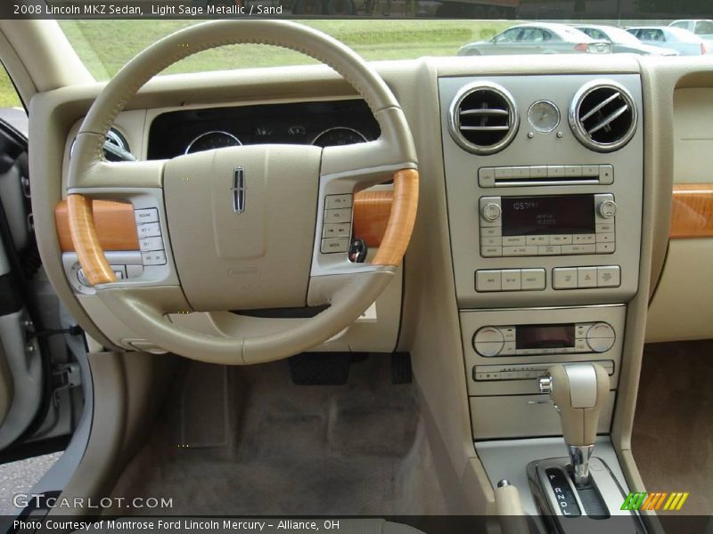 Light Sage Metallic / Sand 2008 Lincoln MKZ Sedan