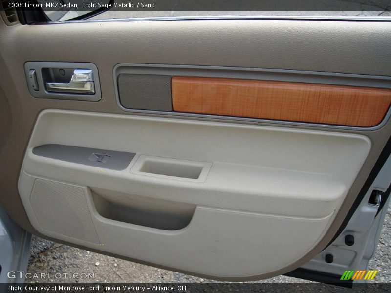 Light Sage Metallic / Sand 2008 Lincoln MKZ Sedan