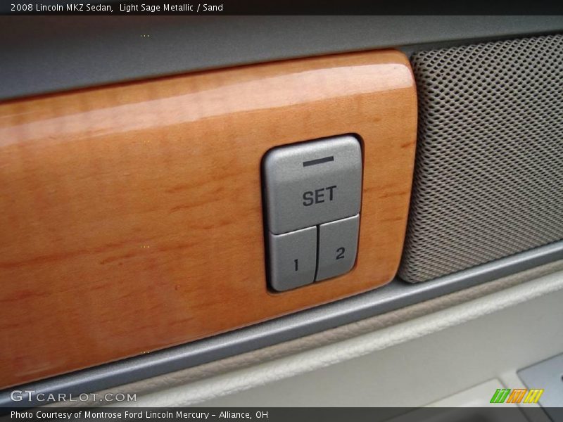 Light Sage Metallic / Sand 2008 Lincoln MKZ Sedan