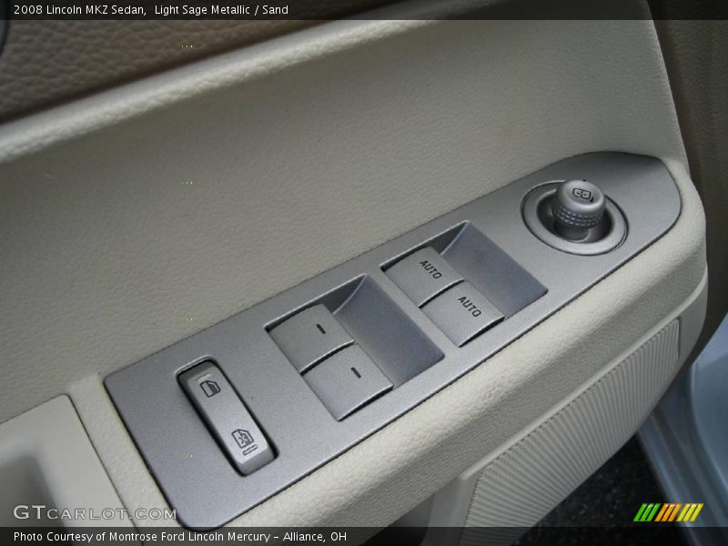 Light Sage Metallic / Sand 2008 Lincoln MKZ Sedan