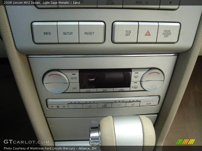 Light Sage Metallic / Sand 2008 Lincoln MKZ Sedan