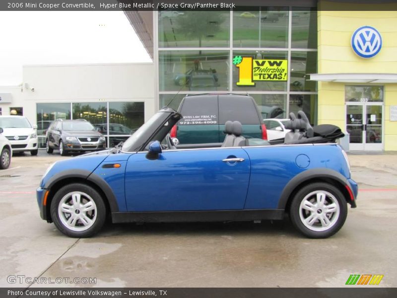 Hyper Blue Metallic / Space Gray/Panther Black 2006 Mini Cooper Convertible