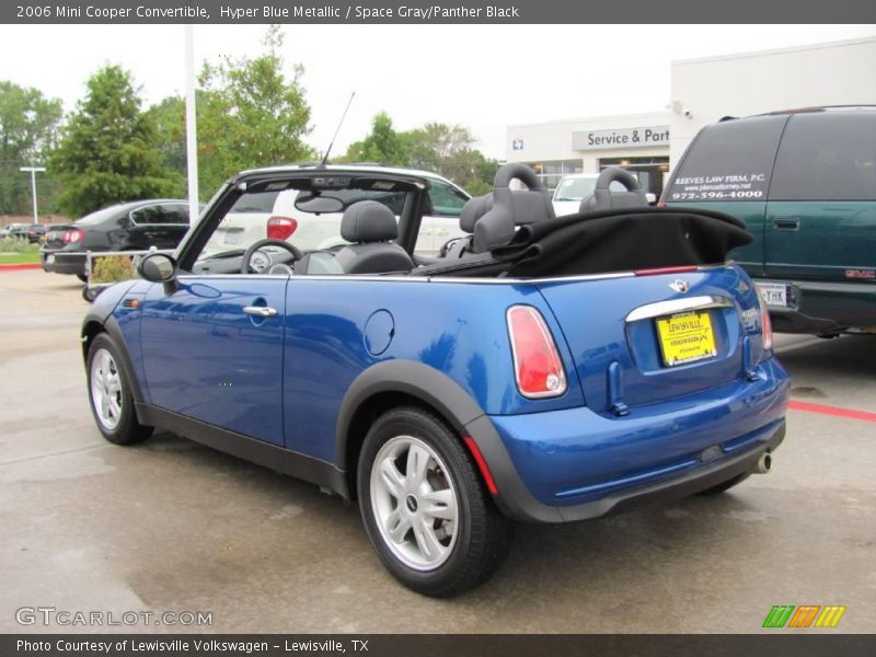 Hyper Blue Metallic / Space Gray/Panther Black 2006 Mini Cooper Convertible