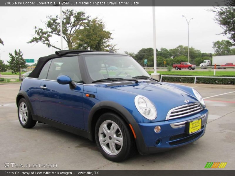 Hyper Blue Metallic / Space Gray/Panther Black 2006 Mini Cooper Convertible