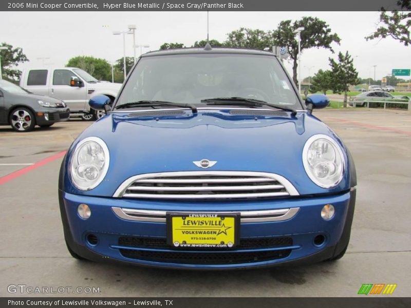 Hyper Blue Metallic / Space Gray/Panther Black 2006 Mini Cooper Convertible