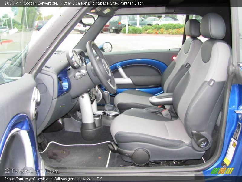 Hyper Blue Metallic / Space Gray/Panther Black 2006 Mini Cooper Convertible