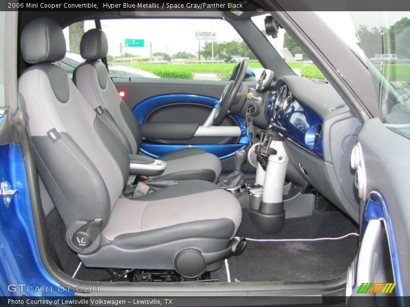 Hyper Blue Metallic / Space Gray/Panther Black 2006 Mini Cooper Convertible